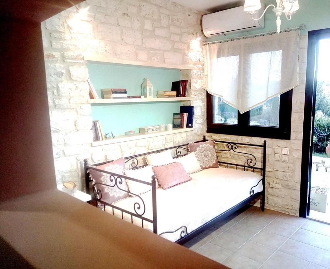 Stone Studio In Nature With View To Corfu Town! Evropouloi Экстерьер фото