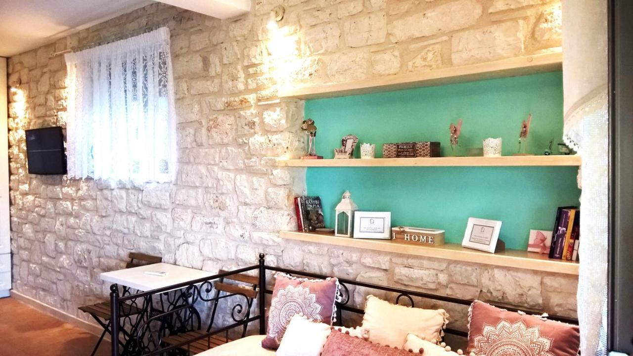 Stone Studio In Nature With View To Corfu Town! Evropouloi Экстерьер фото